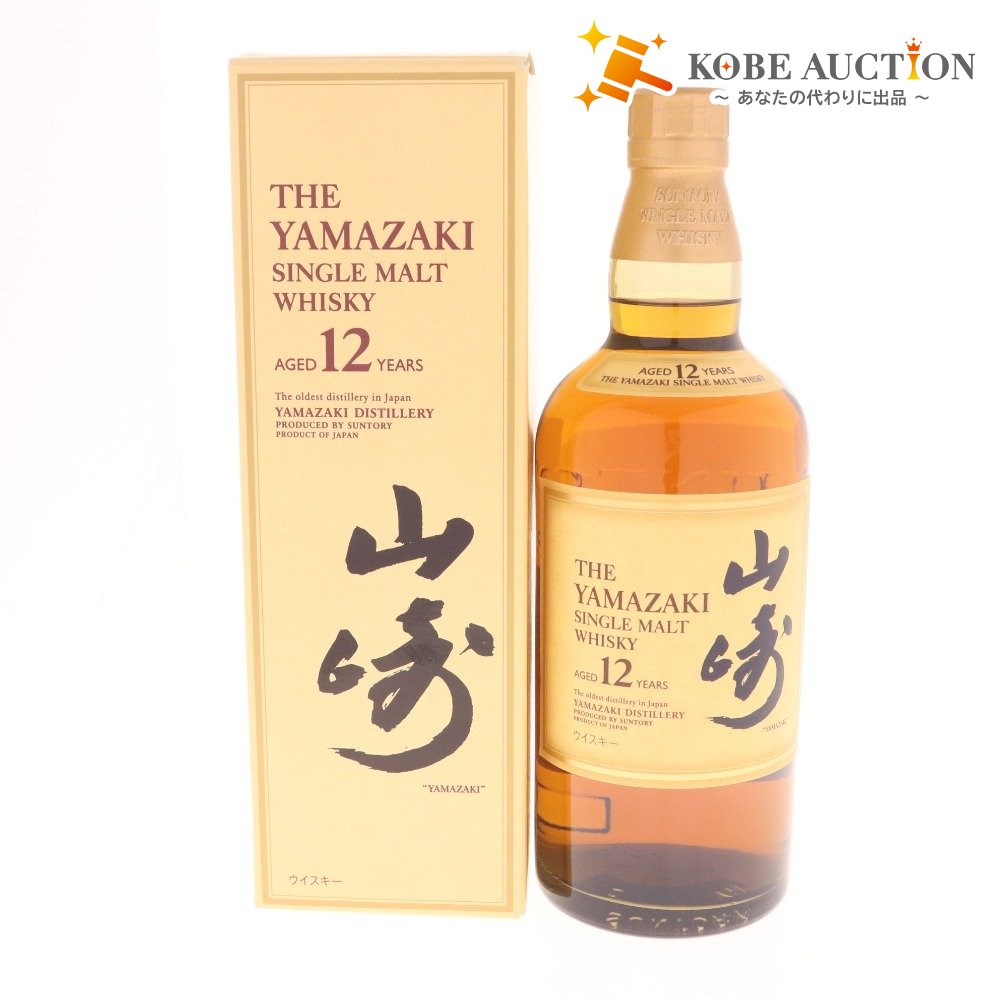 ● 酒 サントリー 山崎 12年 ウイスキー 700ml 43％ 箱付き 未開栓 未使用