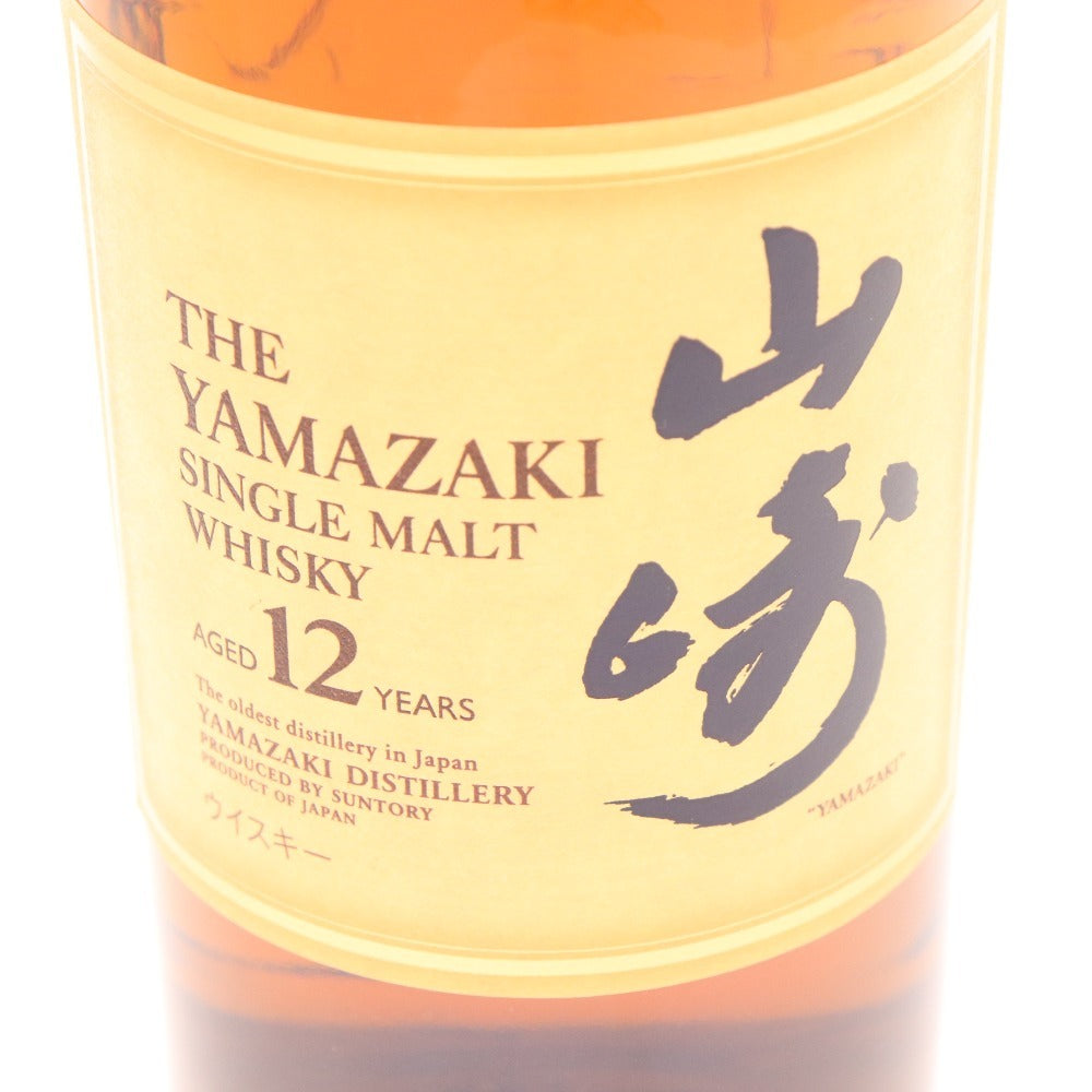 ● 酒 サントリー 山崎 12年 ウイスキー 700ml 43％ 箱付き 未開栓 未使用
