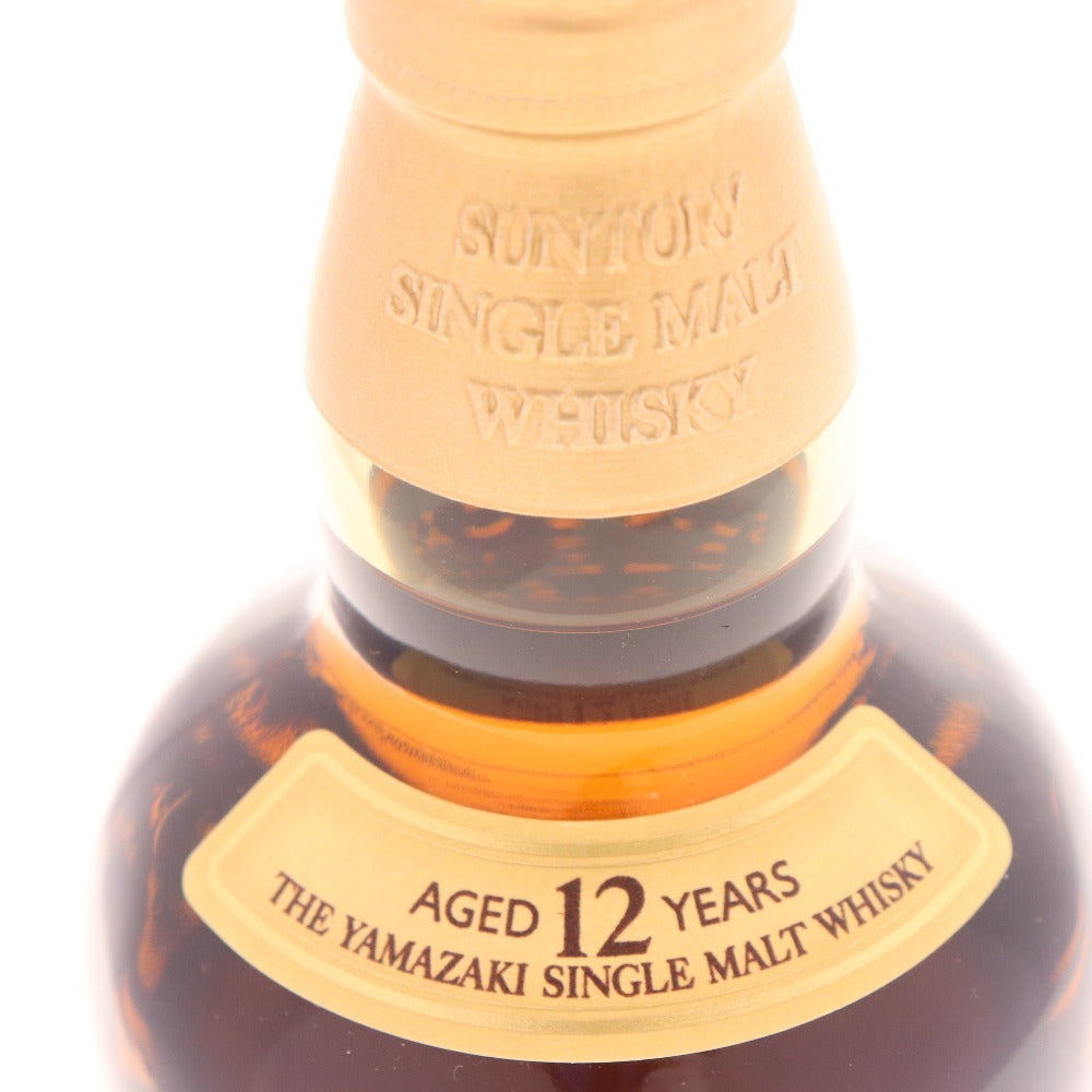 ● 酒 サントリー 山崎 12年 ウイスキー 700ml 43％ 箱付き 未開栓 未使用