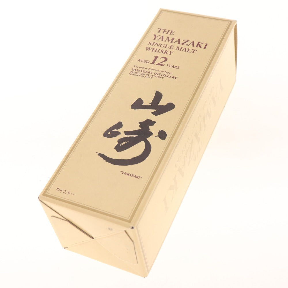 ● 酒 サントリー 山崎 12年 ウイスキー 700ml 43％ 箱付き 未開栓 未使用