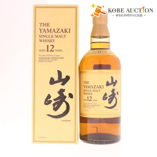 ● 酒 サントリー 山崎12年 シングルモルト ウイスキー 700ml 43％ 箱付き 未開栓 未使用