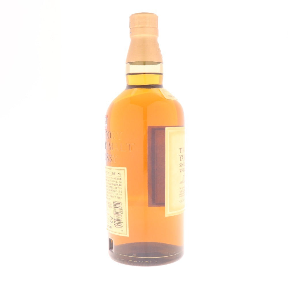 ● 酒 サントリー 山崎12年 シングルモルト ウイスキー 700ml 43％ 箱付き 未開栓 未使用