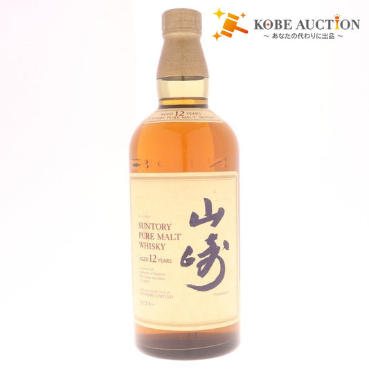 ● 酒 サントリー 山崎 12年 響マーク ピュアモルト ウイスキー 750ml 43％ 未開栓 未使用