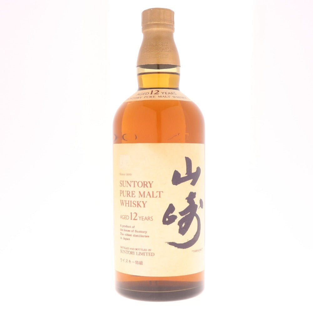 未開栓 サントリー 山崎 ピュアモルト 12年 響マーク 700ml ○ 酒 サントリー 山崎 12年 響マーク ピュアモルト ウイスキー 760ml