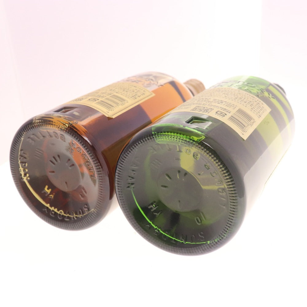 ● 酒 サントリー 山崎12年 白州12年 シングルモルト ウイスキー 2本 700ml 43％ 箱付き 未開栓 未使用