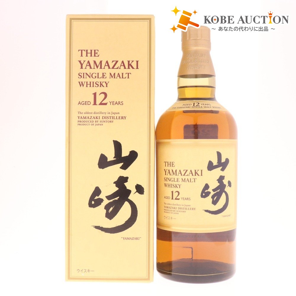 ● 酒 サントリー 山崎12年 シングルモルト ウイスキー 700ml 43％ 箱付き 未開栓 未使用