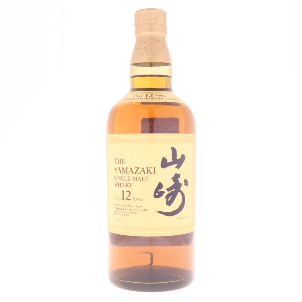 ● 酒 サントリー 山崎12年 シングルモルト ウイスキー 700ml 43％ 箱付き 未開栓 未使用