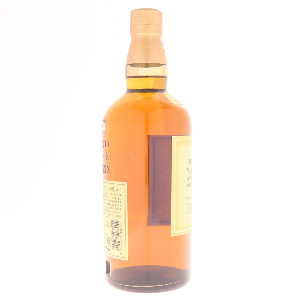 ● 酒 サントリー 山崎12年 シングルモルト ウイスキー 700ml 43％ 箱付き 未開栓 未使用