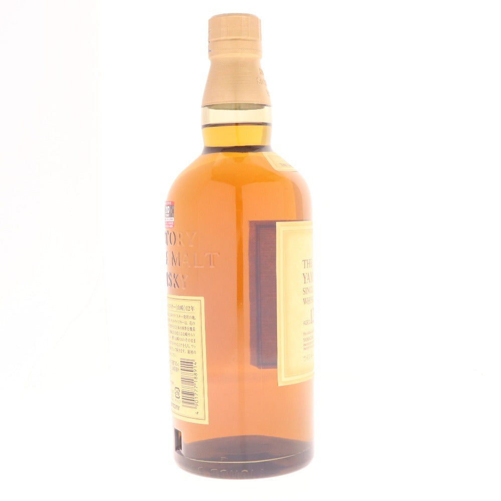 ● 酒 サントリー 山崎12年 シングルモルト ウイスキー 700ml 43％ 箱付き 未開栓 未使用