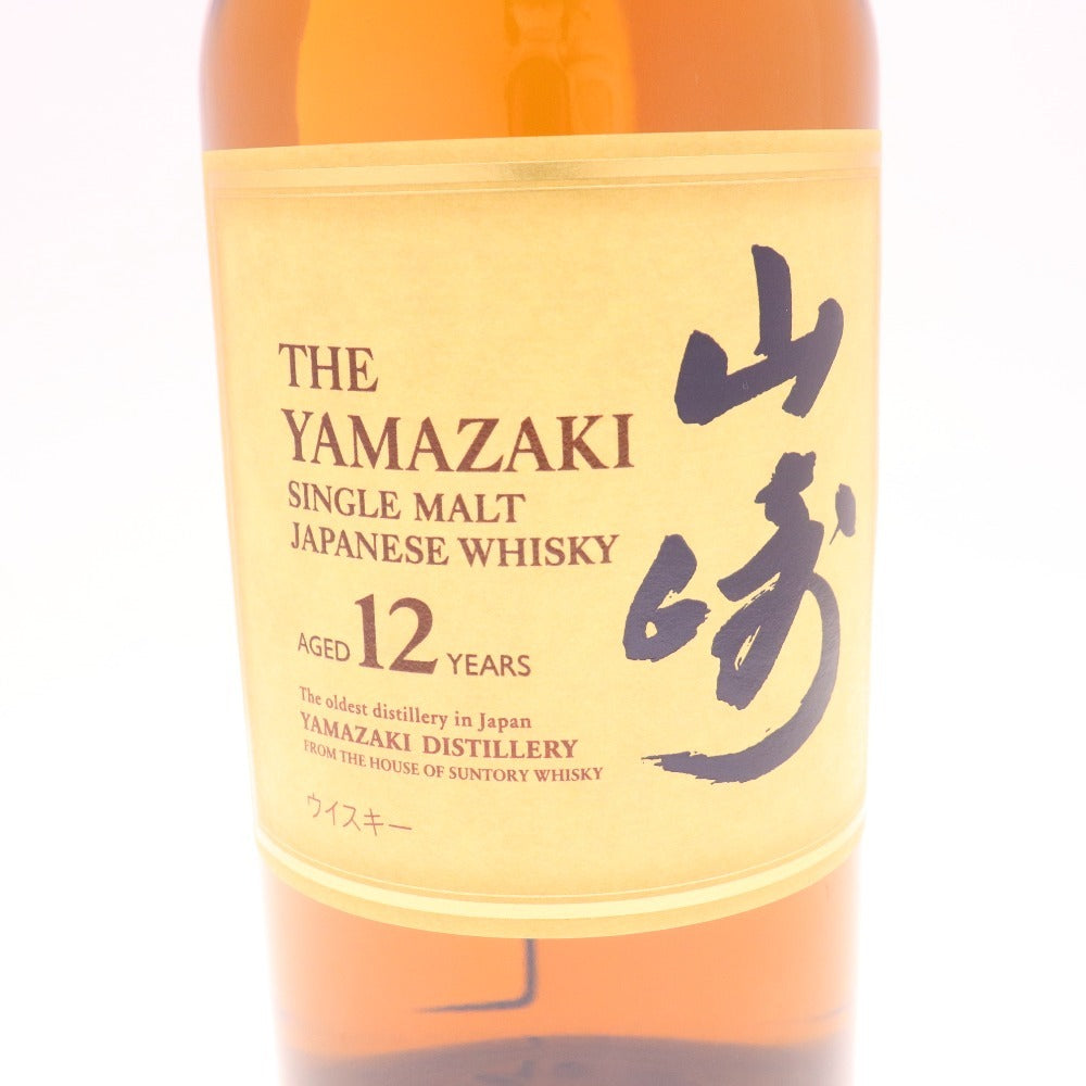 ● Alcohol Suntory Yamazaki 12 Year Single Malt Whisky 700ml 43% Boxed Unopened Unused
