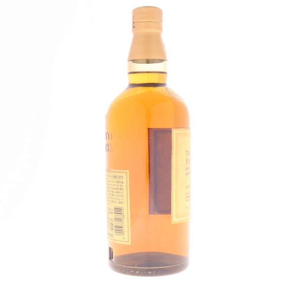 ● 酒 サントリー 山崎 12年 シングルモルト ウイスキー 700ml 43％ 未開栓 未使用