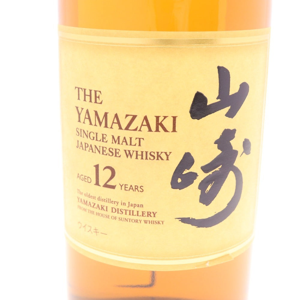 ● Alcohol Suntory Yamazaki 12 Year Single Malt Whisky 700ml 43% Boxed, Unopened, Unused