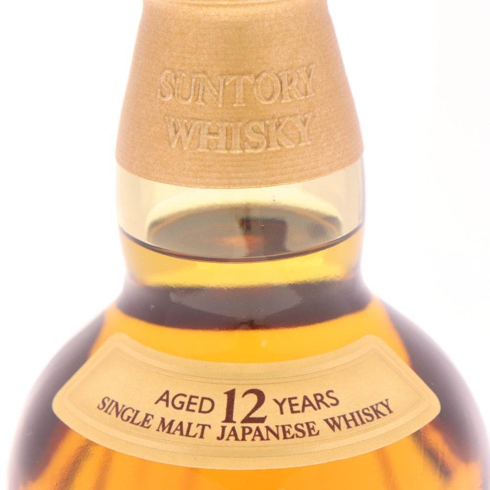 ● 酒 サントリー 山崎 12年 シングルモルト ウイスキー 700ml 43％ 箱付き 未開栓 未使用