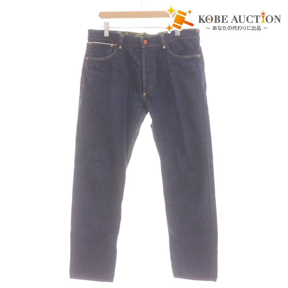 ■ エヴィス デニムパンツ ジーパン LOT0001 ボトムス メンズ 38×35 ネイビー 袋付き