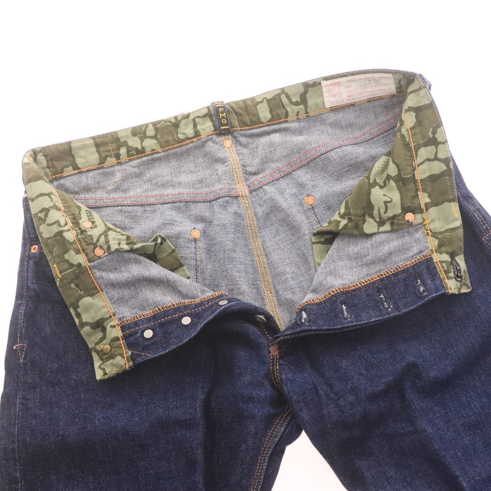 ■ エヴィス デニムパンツ ジーパン LOT0001 ボトムス メンズ 38×35 ネイビー 袋付き