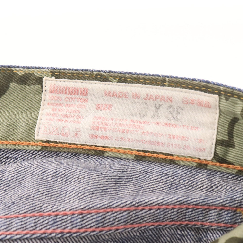 ■ エヴィス デニムパンツ ジーパン LOT0001 ボトムス メンズ 38×35 ネイビー 袋付き