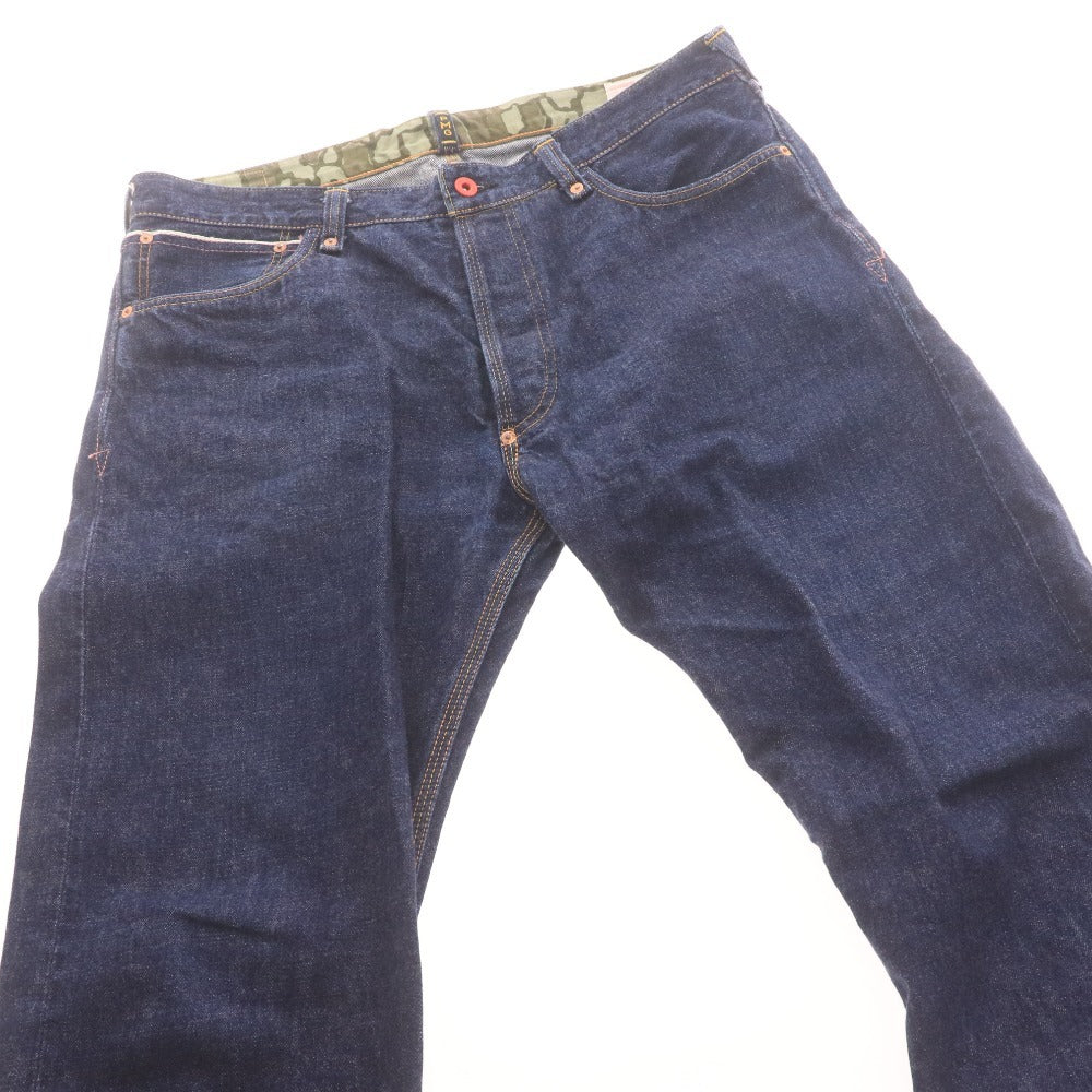 ■ エヴィス デニムパンツ ジーパン LOT0001 ボトムス メンズ 38×35 ネイビー 袋付き