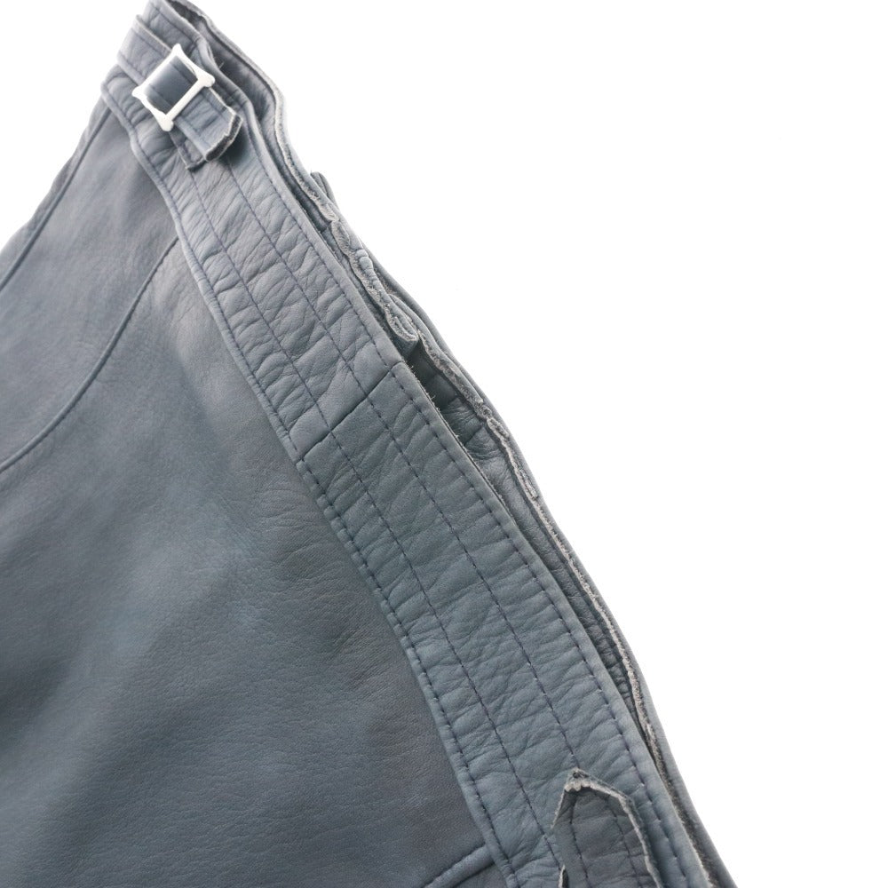 ■ リアルマッコイズ×ルイスレザー アヴィアキット ディアスキン サイクロン ライダースジャケット アウター メンズ 42 ネイビー