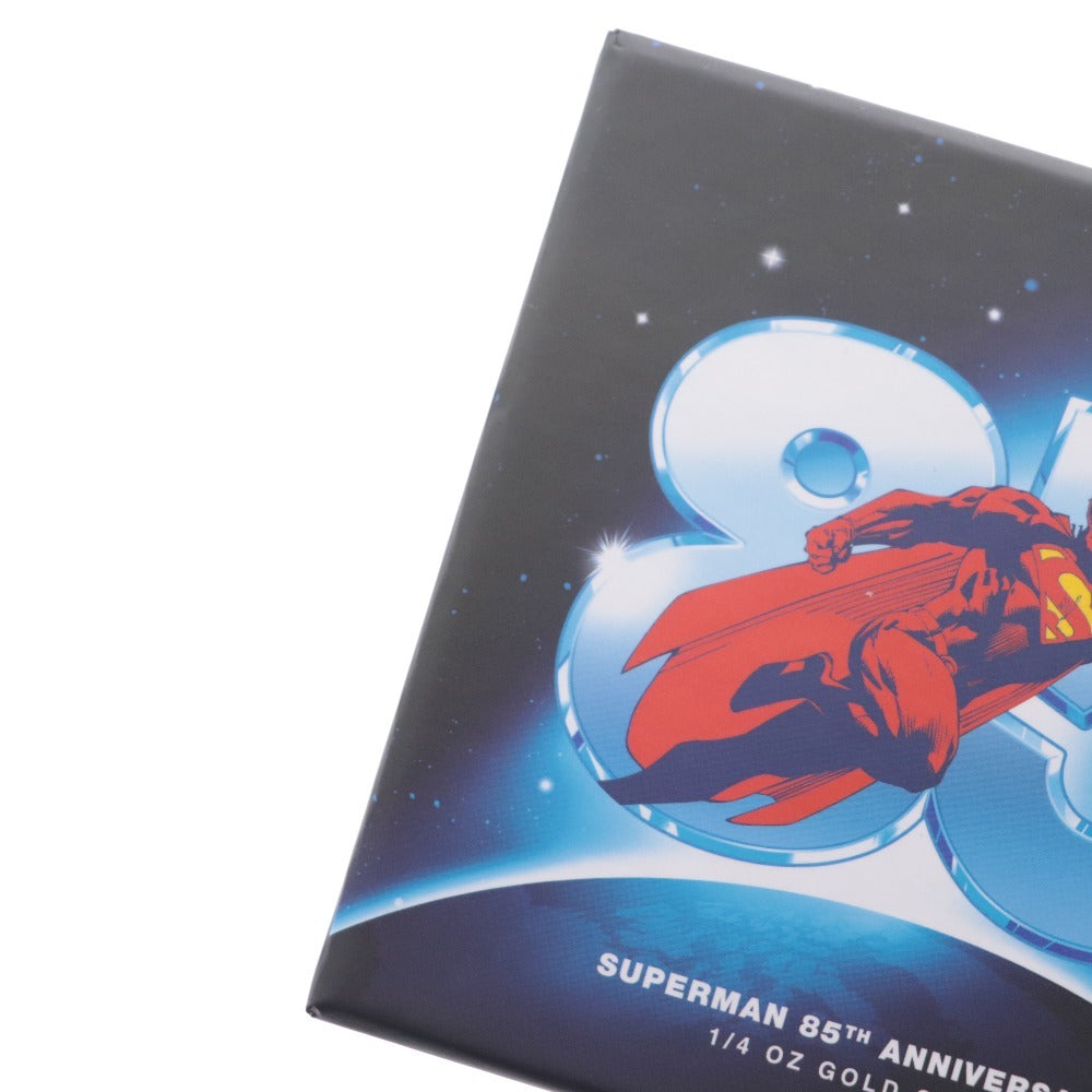 ■ SUPERMAN 85TH ANNIVERSARY 2023 1/4オンス ニウエ スーパーマン85周年記念 金貨 プルーフ K24 純金 200枚限定 箱付き 未使用