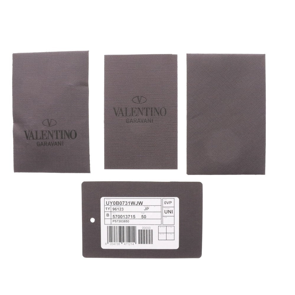 ■ Valentino Garavani Tote Bag, Shoulder Bag, Handbag, Logo Zipper Pouch, Men's White