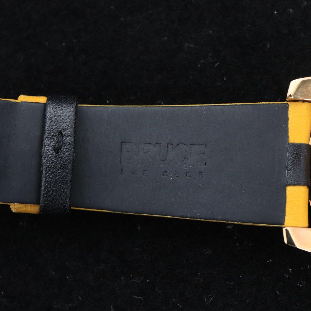 ■ Memorgin Tourbillon Bruce Lee Hand-Wound Watch, 104.0g, Men's, Gold Dial