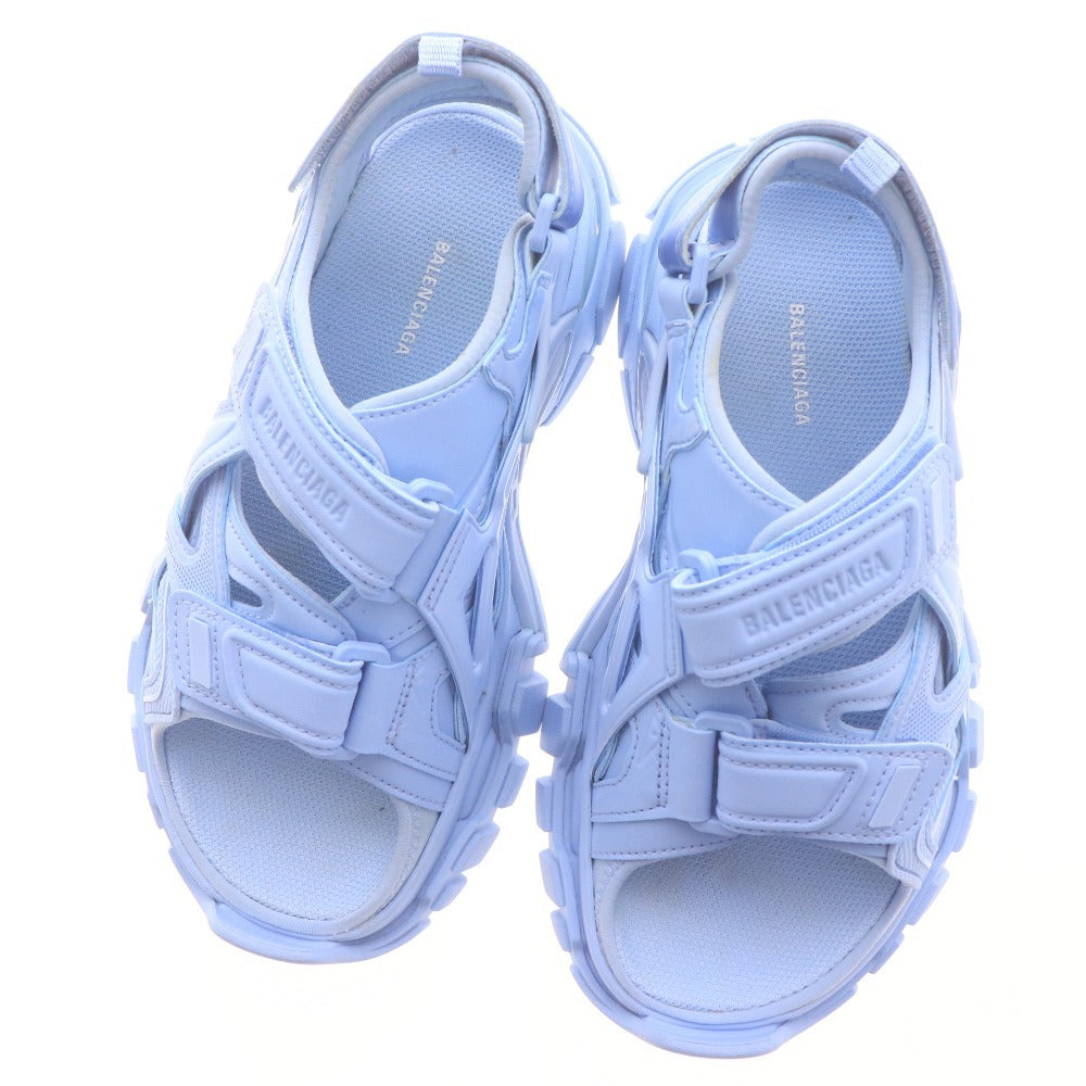 Balenciaga Track Sandals 617543, Women's, Size 23cm, Blue, Includes Accessories