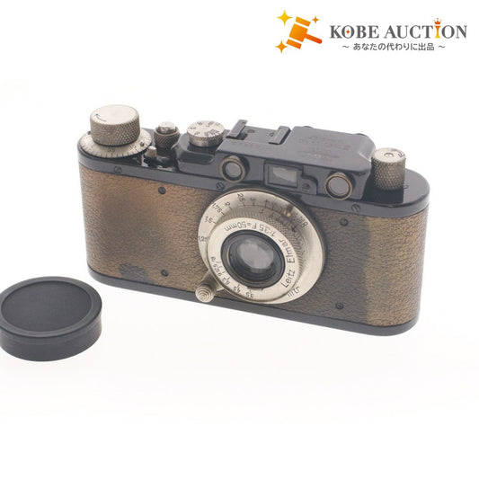 ■ Leica ライカ フィルムカメラ ライカ2 ブラックニッケル レンズ エルマー 1:3.5 F=50mm レンズケース付き