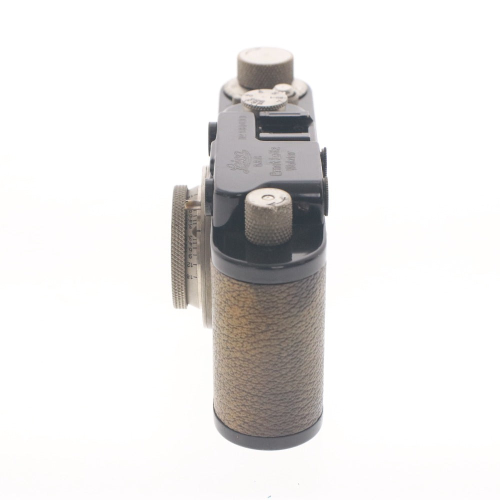 ■ Leica ライカ フィルムカメラ ライカ2 ブラックニッケル レンズ エルマー 1:3.5 F=50mm レンズケース付き