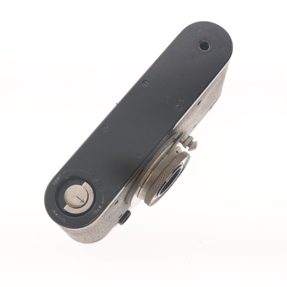 ■ Leica ライカ フィルムカメラ ライカ2 ブラックニッケル レンズ エルマー 1:3.5 F=50mm レンズケース付き