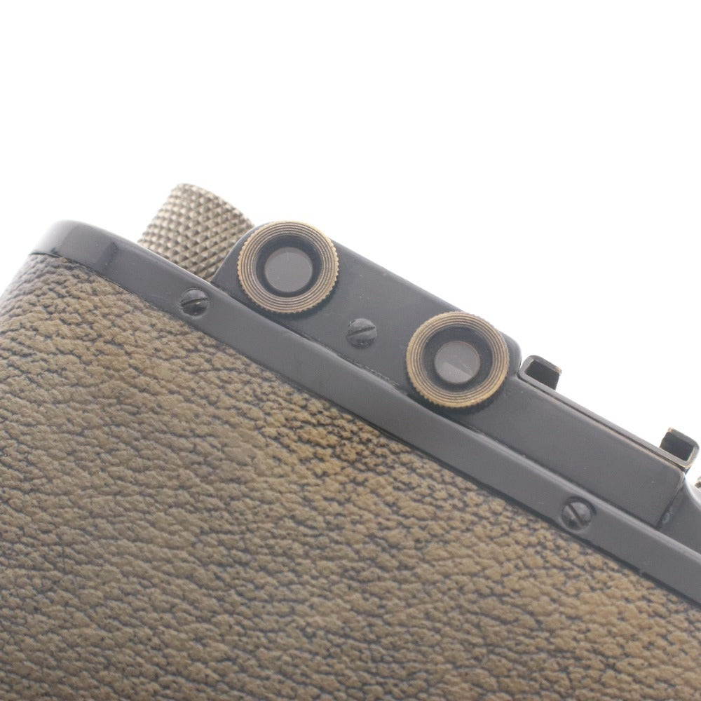 ■ Leica ライカ フィルムカメラ ライカ2 ブラックニッケル レンズ エルマー 1:3.5 F=50mm レンズケース付き