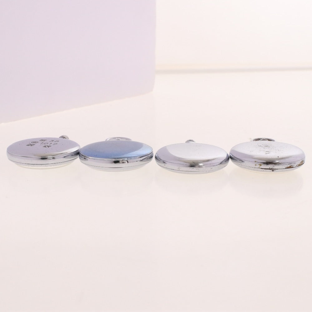 ■ SEIKO 19 SEIKO SEIKO SEIKO Pocket Watch 9-piece set Bulk sale 1017 JNR Precision EMPIRE 7, 15, 21 jewels etc. Small second hand Silver