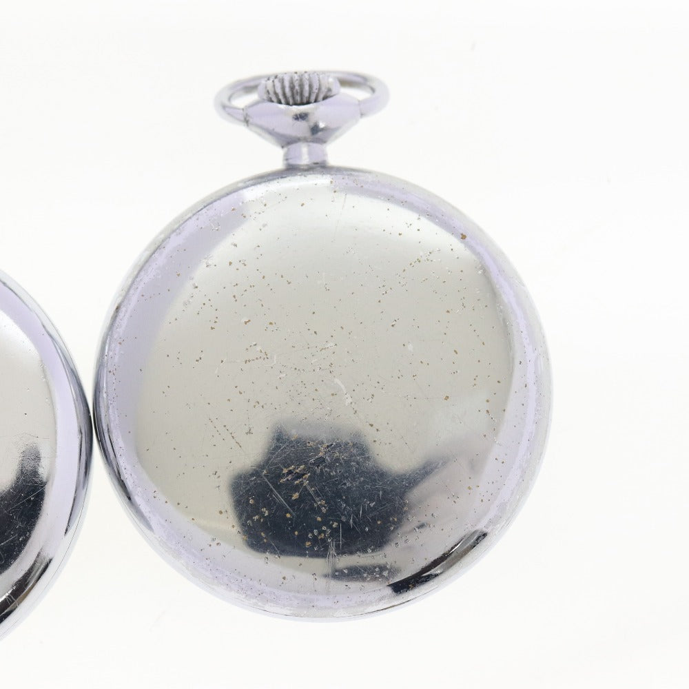 ■ 19SEIKO 19セイコー 鉄道時計 懐中時計 6点セット まとめ売り PRECISION 7550-0010 クォーツ DIAFLEX 7,15石 等 スモセコ シルバー