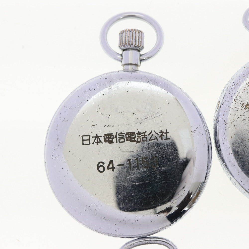 ■ SEIKO セイコー 懐中時計 4点セット まとめ売り 日本電信電話公社 64-1153 昭 33 1936 国鉄 等 スモセコ 旧タイプ シルバー ゴールド