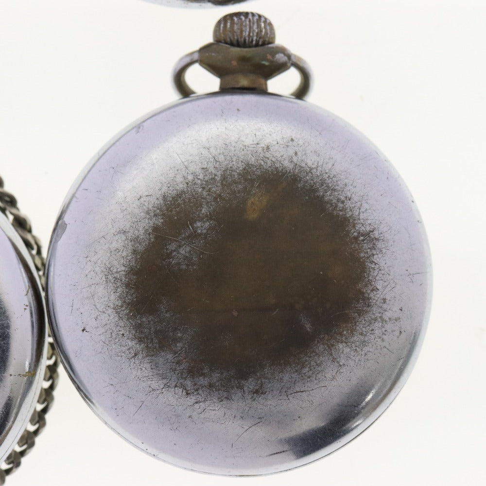 ■ SEIKO セイコー 懐中時計 4点セット まとめ売り 日本電信電話公社 64-1153 昭 33 1936 国鉄 等 スモセコ 旧タイプ シルバー ゴールド