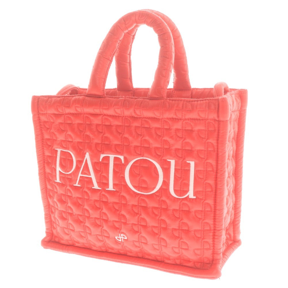 ■ パトゥ ショルダーバッグ ハンドバッグ 鞄 2WAY キルティング レディース レッド 袋付き