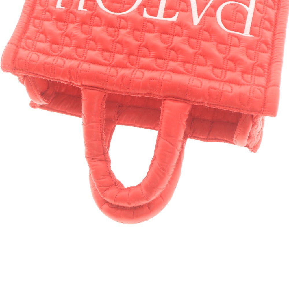 ■ パトゥ ショルダーバッグ ハンドバッグ 鞄 2WAY キルティング レディース レッド 袋付き