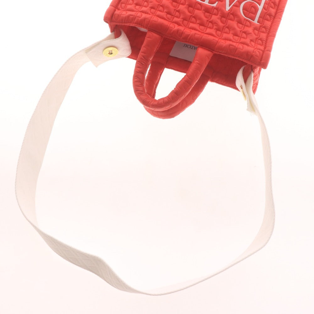 ■ パトゥ ショルダーバッグ ハンドバッグ 鞄 2WAY キルティング レディース レッド 袋付き