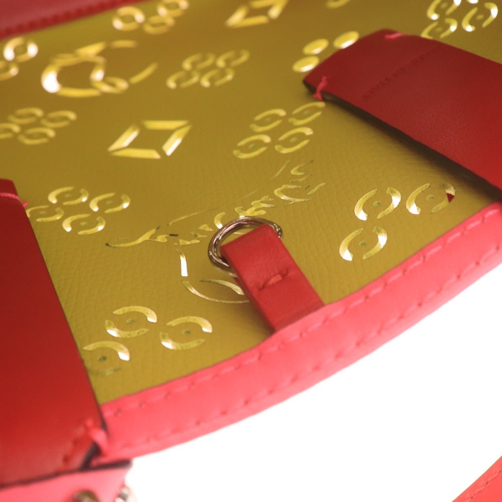 ■ クリスチャンルブタン ショルダーバッグ ハンドバッグ 鞄 2WAY スタッズ レディース ピンク 袋付き