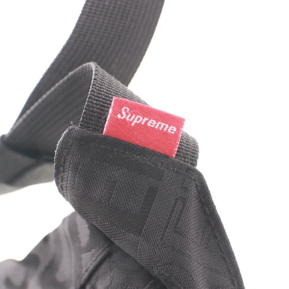 ■ Supreme シュプリーム ウェストポーチ ウェストバッグ 鞄 ファスナー ポケット メンズ ブラック