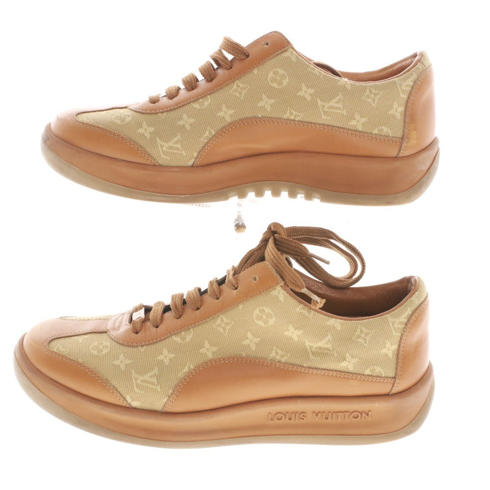 ■ ルイヴィトン スニーカー シューズ MA0024 靴 モノグラム レディース 37 (23.5cm相当) オレンジ系 ベージュ系