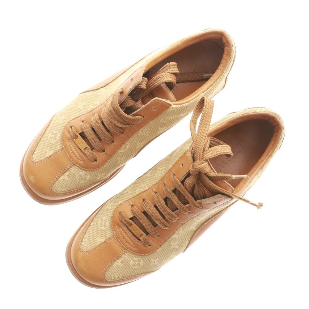 ■ ルイヴィトン スニーカー シューズ MA0024 靴 モノグラム レディース 37 (23.5cm相当) オレンジ系 ベージュ系