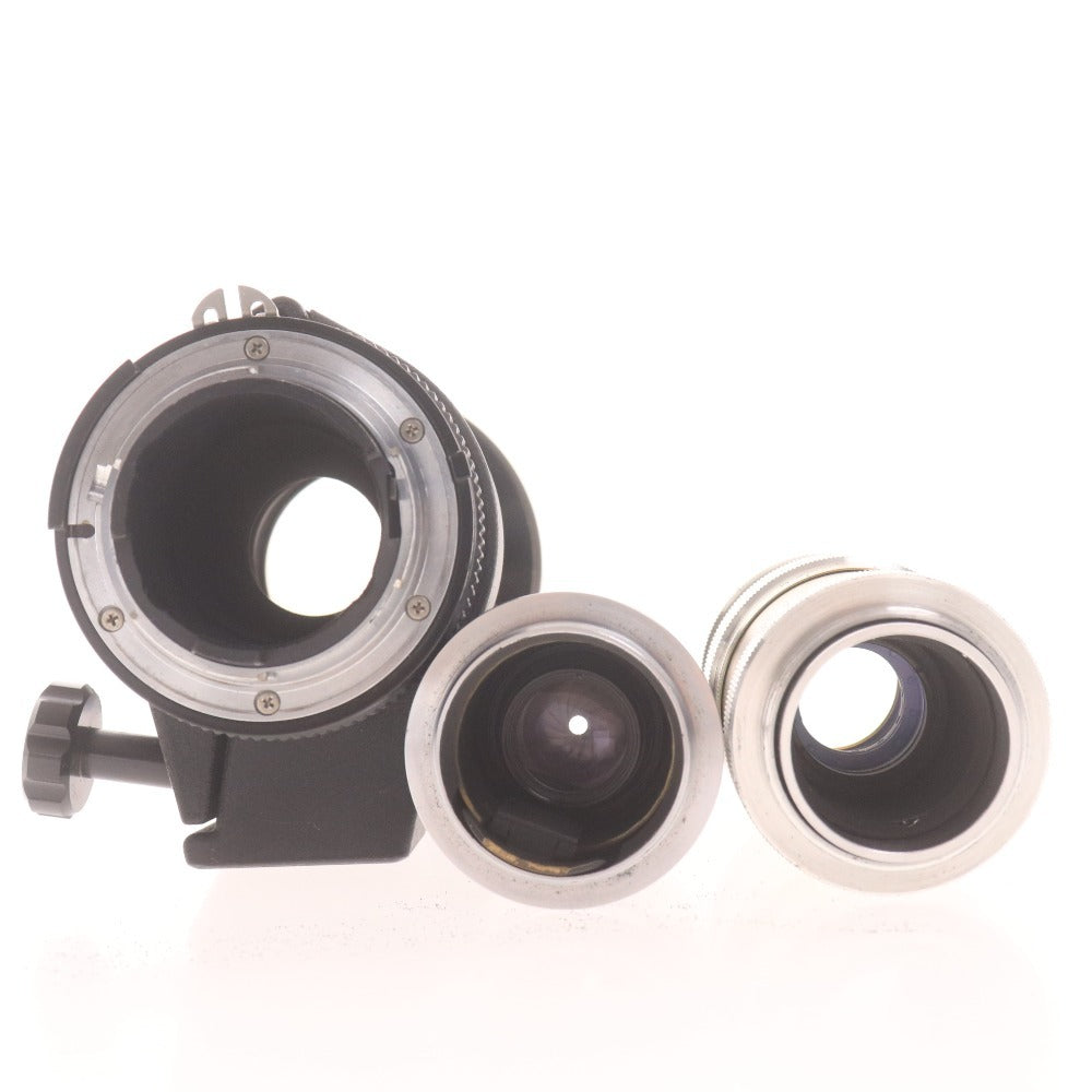 ■ ニコン キヤノン ソ連 カメラレンズ 3点セット まとめ売りNIKKOR ED Ai-S 300mm 1:4.5 ジュピター11 135mm F4 等 本体ブラック