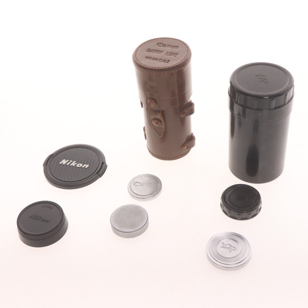 ■ ニコン キヤノン ソ連 カメラレンズ 3点セット まとめ売りNIKKOR ED Ai-S 300mm 1:4.5 ジュピター11 135mm F4 等 本体ブラック