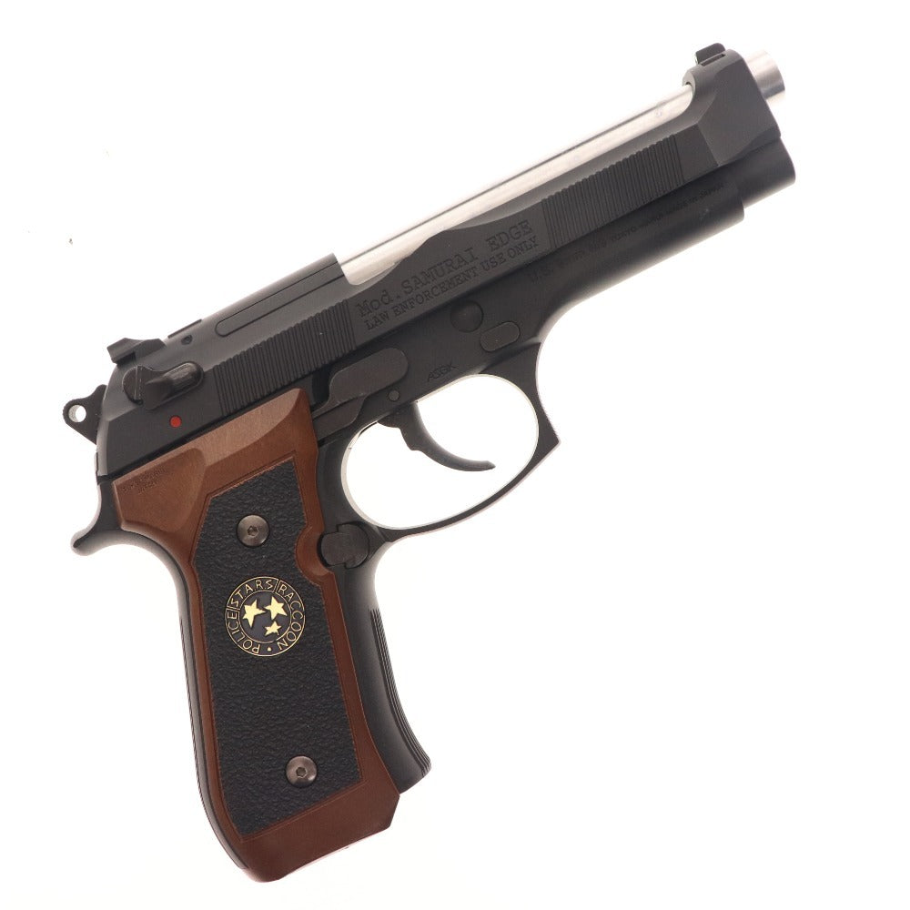 ■ Tokyo Marui Gas Gun Standard High Grade Samurai Edge Biohazard ASGK Engraved Toy Gun with Accessories