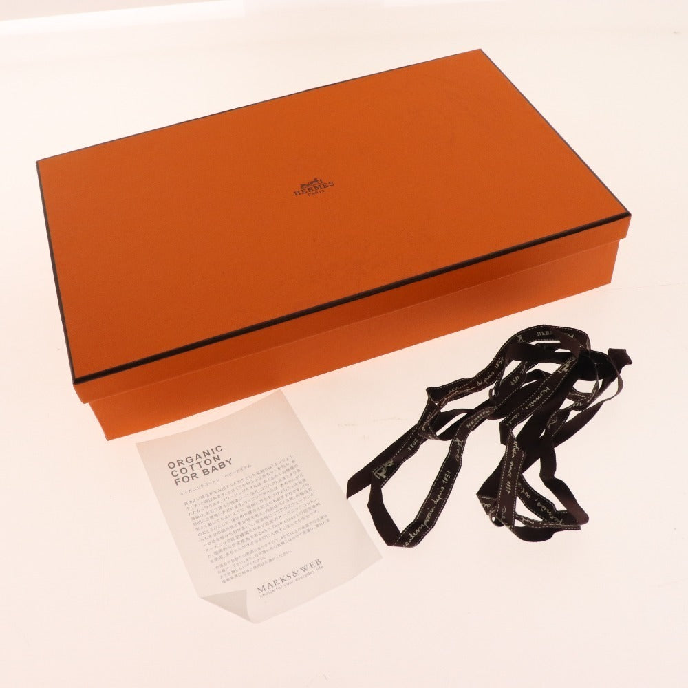 ■ Hermes bath towel, organic cotton, blanket, towel, baby towel, blue, tag, box included, unused