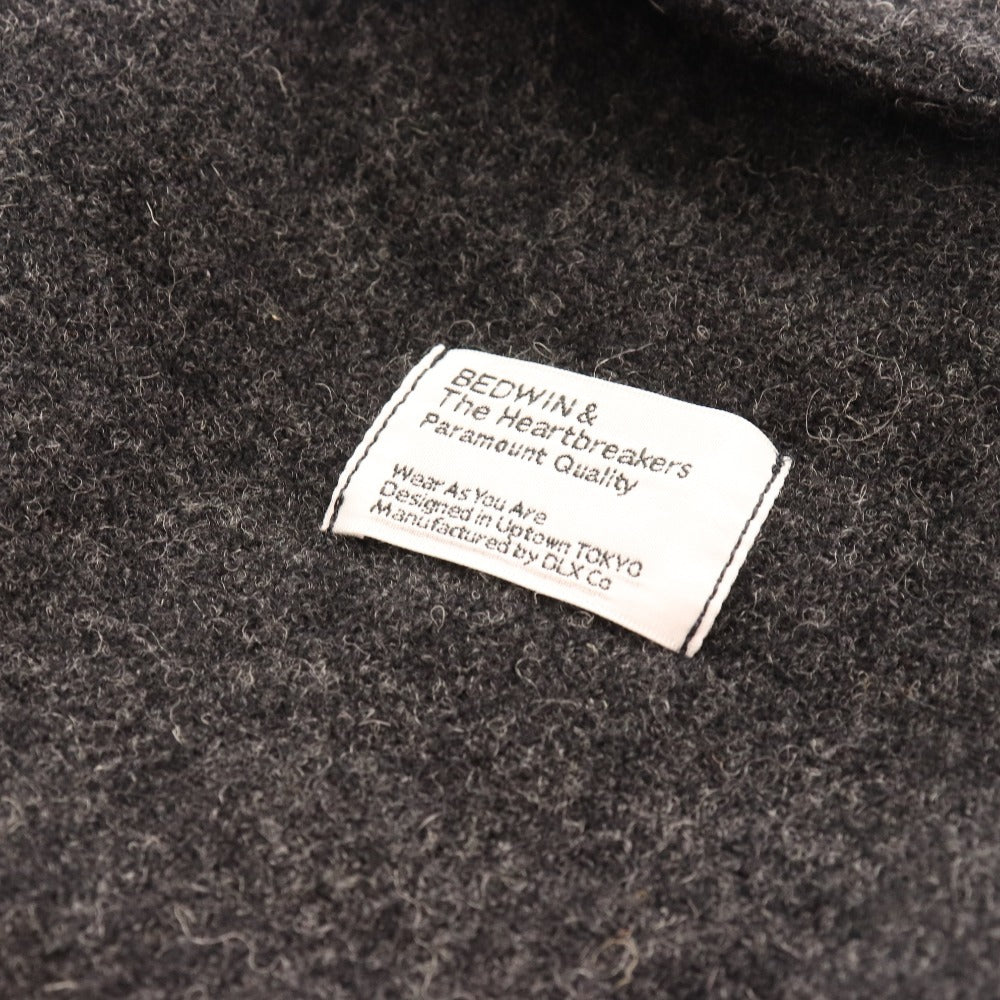 ■ Bedwin and the Heartbreakers Chester coat outerwear 100% wool men's size 2 grey with tags unused