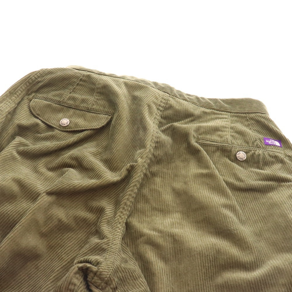 ■ The North Face Corduroy Pants NT5155H Bottoms Men's Size 30 Green With tags Unused