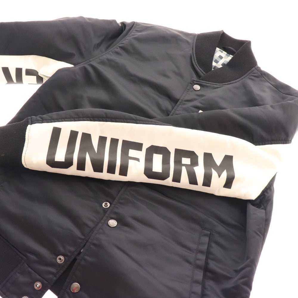 ■ Uniform Experiment Blouson Stadium Jacket Outerwear Men's 2 Black