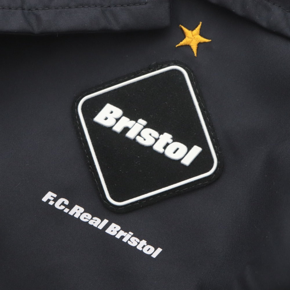 ■ FC Real Bristol Coach Jacket Blouson Outerwear Print Men's S Black