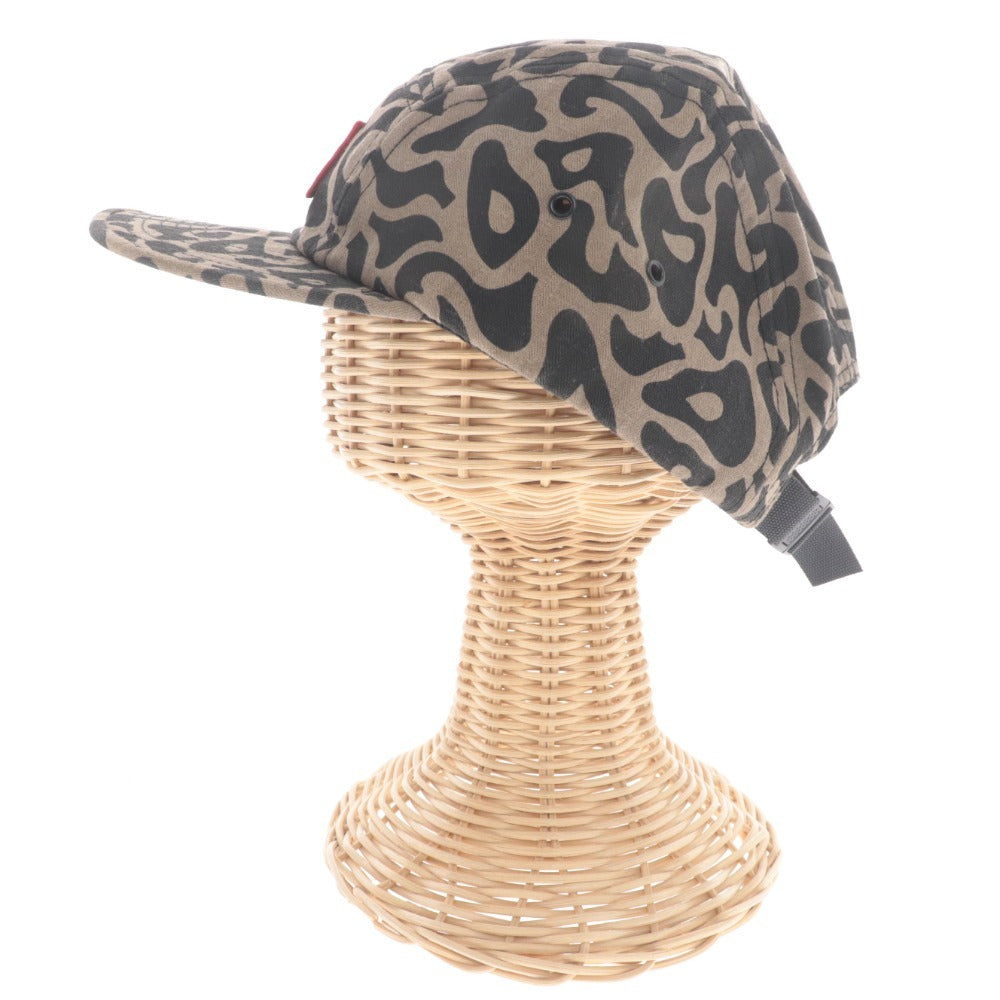 ■ Supreme Cap Hat Leopard Print USA Made Men's Brown